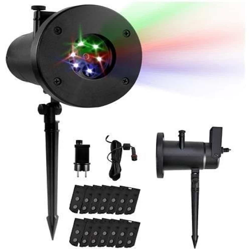 Földbe szúrható karácsonyi LED projektor – kül-, és beltérre egyaránt – 6W (BB-9578) (4)