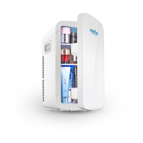Mini hordozható hűtőszekrény – hűtési és fűtési funkcióval, 20L-es kapacitás – fehér (BB-10209) (2)