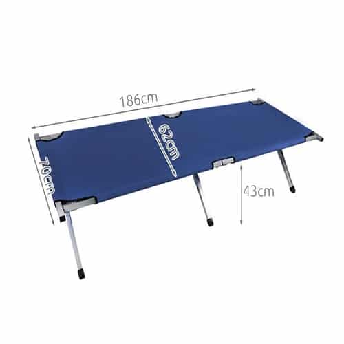 Összecsukható, hordozható kemping ágy – 110 kg-os teherbírás, 186 x 70 x 43 cm (BB-0555) (1)