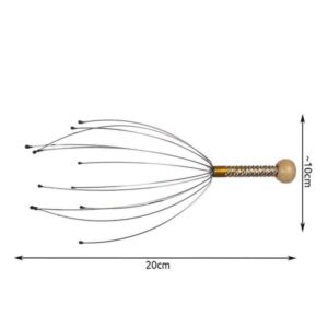 Relaxáló, stresszoldó és hajnövekedést elősegítő kézi fejmasszírozó (BBKM) - Image 2