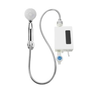 Átfolyós termosztatikus vízmelegítő 1,5 méter hosszú gégecsővel és zuhanyfejjel - 3500 W (BBV) (BBJH) - Image 6