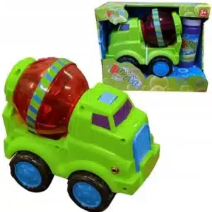 Betonkeverő alakú buborékfújó gép gyerekeknek - vidám színű, zenélő játék (BBMJ) - Image 9