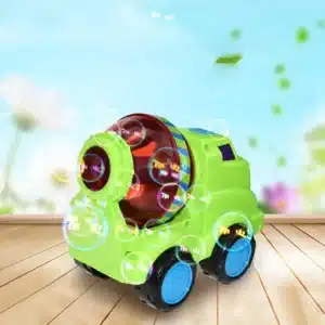 Betonkeverő alakú buborékfújó gép gyerekeknek - vidám színű, zenélő játék (BBMJ) - Image 3