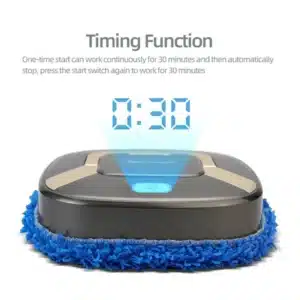 Automata robot felmosó 2 db cserélhető moppal - intelligens padlótisztító gép diffúzor funkcióval (BBV) - Image 6