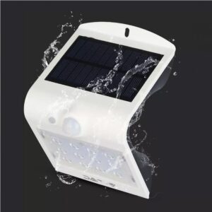 Modern, mozgásérzékelős, IPX5 időjárásálló napelemes lámpa - fehér - 40W (BBV) - Image 3