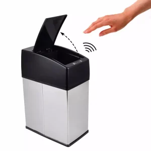 Automatikusan kinyíló 7 literes szemeteskuka - mozgásérzékelős, szuper higiénikus mini hulladékgyűjtő (BBV)