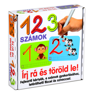 Számtani fejlesztő kártyák-írj rá és töröld le (FX) (BBJ)
