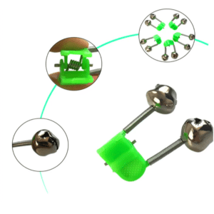 Minőségi 3 darabos dupla csengős gyűrűs horgászkapás riasztó (BBHR) - Image 1