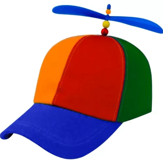 Propellerrel ellátott baseball sapka - bulikhoz, eseményekhez, fesztiválokhoz (BB-23632)