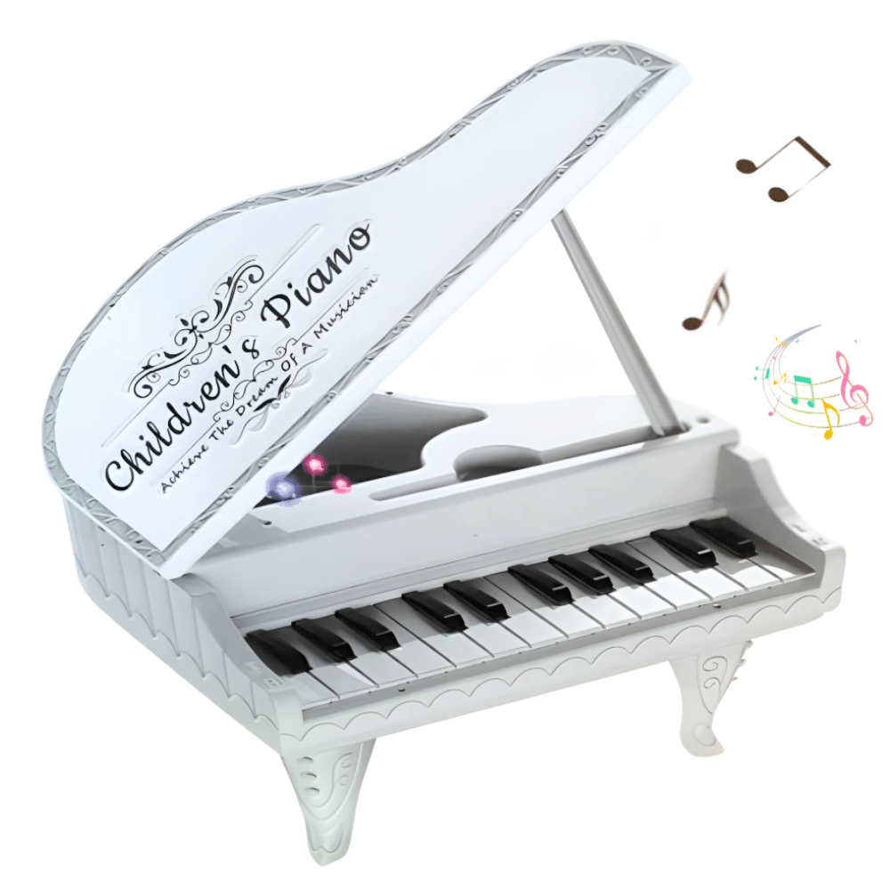 Mini piano 13 dallammal LED világítással gyerekeknek (BBJ)