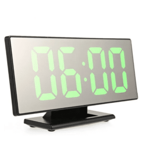 Tükör kijelzős LED digitális ébresztőóra hőmérséklet figyelő funkcióval (BBV) - Image 13