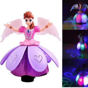 Anna - zenélő, táncoló, forgó mesebeli baba szárnyakkal, sziromszoknyával  (BBJ) - Image 1