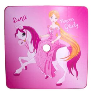 Hercegnős rózsaszín színű kisgyermek műanyag asztalka – kertbe, teraszra vagy akár a gyerekszobába (BBJ) - Image 3