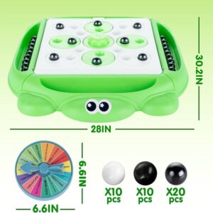 Mágneses forgó teknős táblajáték 44 darabos készlet – interaktív társasjáték gyerekeknek (BBJ) - Image 5