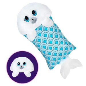 Fluffaluff fóka pets ultra puha szunyókáló plüss párna – tökéletes ölelhető alvópárna gyermekeknek (BBM) - Image 7