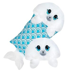 Fluffaluff fóka pets ultra puha szunyókáló plüss párna – tökéletes ölelhető alvópárna gyermekeknek (BBM) - Image 6