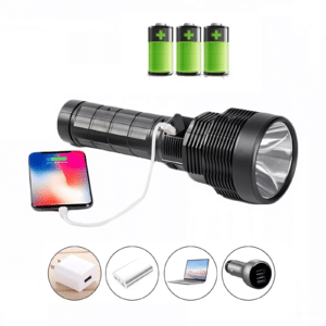 PowerLite W5101 zseblámpa – Újratölthető, vízálló, powerbank funkcióval (FX)