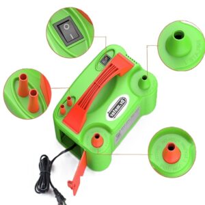 Hordozható elektromos léggömbpumpa – kettős fúvókás 110V, 600W -os partidekorációhoz, esküvőhöz, születésnaphoz (BBKM) - Image 5