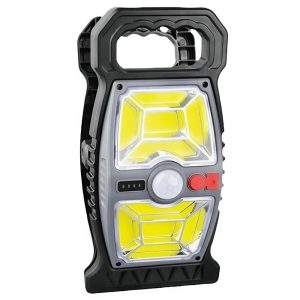 Solar LED mozgásérzékelős lámpa – YX-667C, napelemes és USB Type-C töltéssel, IP65 (BBD)