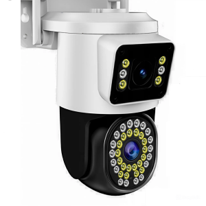 4K 8MP kültéri forgatható dupla WiFi IP kamera – mozgásérzékelővel és intelligens riasztási funkcióval A-2516A (BBD)