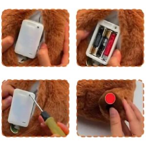 Capybara plüss alvótárs babáknak – lélegző funkcióval és környezeti fénnyel, és hanghatással 18 cm (BBJ) - Image 6