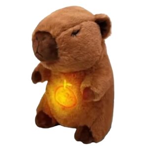 Capybara plüss alvótárs babáknak – lélegző funkcióval és környezeti fénnyel, és hanghatással 18 cm (BBJ) - Image 7