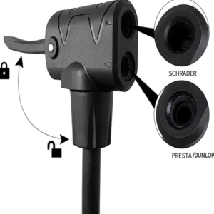 CIAOBOSI nagynyomású lábpumpa 140 PSI – autó- kerékpár- labdafújáshoz ZX-01452 (FX) (BBJH) - Image 5