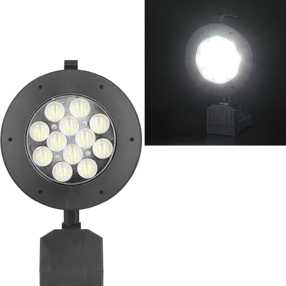 Hordozható, ultra erős, vízálló, hordozható kézilámpa 192 LED- állítható világítású keresőlámpa W872A (FX) (BBV) - Image 2