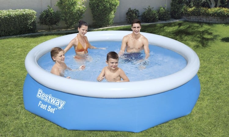 Bestway felfújható kerti medence - beépített szivattyúval és szűrővel - 3638 liter űrtartalom, mérete: 305 x 76 cm, kék színben 57270 (WNDR3558) - Image 4