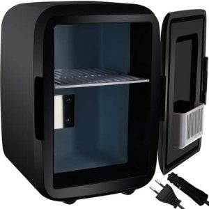 Hordozható mini hűtő- 4L - fekete (WNDR5794)