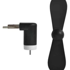 Fekete microUSB és USB ventillátor (WNDR5770) - Image 4