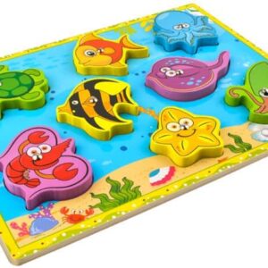 Mágneses fa oktatójáték halakkal és horgászbottal (WNDR22427) - Image 4