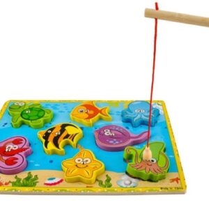 Mágneses fa oktatójáték halakkal és horgászbottal (WNDR22427) - Image 7