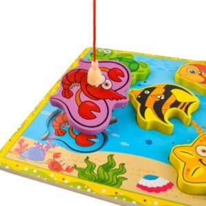 Mágneses fa oktatójáték halakkal és horgászbottal (WNDR22427) - Image 8