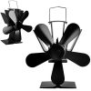 Hővel meghajtott kandalló ventilátor 5 propellerrel (WNDR9596)