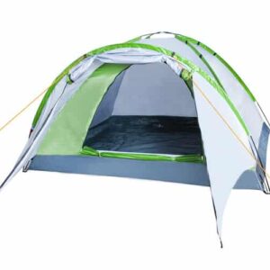 Kemping turista sátor – előtetővel, szúnyoghálóval és szellőzőrendszerrel, 4 személyes (WNDR23483) - Image 9