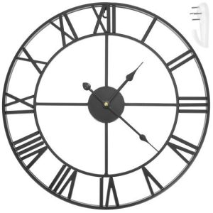 Elemmel működő Retro stílusú analóg falióra (WNDR11434)