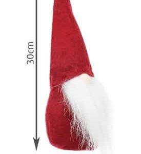 Piros skandináv manó - 30 x 8 cm (WNDR11422) - Image 9