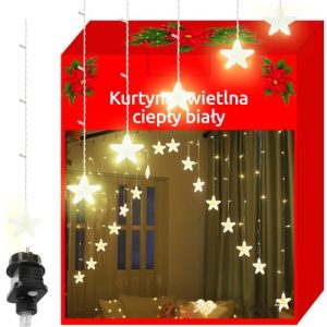 Fényfüggöny 136 LED - meleg fehér 31V (WNDR11337)