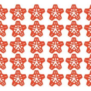 152 darabos burkolat és csempeszintező készlet - tartalmaz 100 darab klipszet, 2 darab kulcsot és 50 darab csillagot (WNDR14510) - Image 4