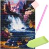 Gyémánt kirakó vízesés mintával 30 x 40 cm H16216 (WNDR16216)