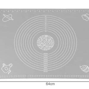Tapadásmentes szilikon nyújtólap méret jelölésekkel, szürke (WNDR14107) - Image 8