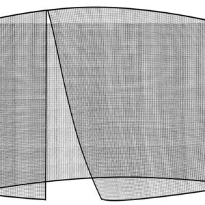 Nagyméretű kerti cipzáras szúnyogháló napernyőre – 260 x 300 cm (WNDR12266) - Image 2
