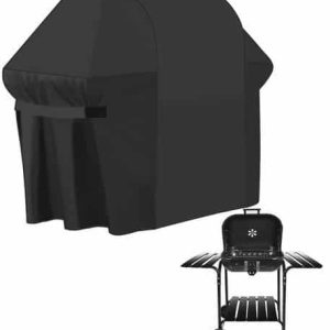 KAMINER univerzális kültéri grill takaró – UV-sugárzással, vízzel és szakadással szemben ellenálló – Mérete: 131 x 130 x 75 cm (WNDR15184)