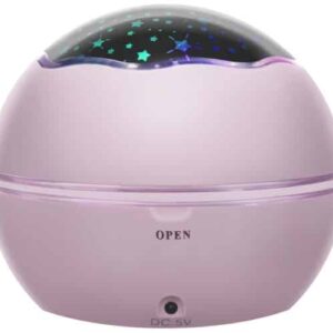 Forgó LED lámpa gyerekeknek - csillagos éjszakai égboltot vagy óceáni állatokat vetítő projektor (WNDR16859) - Image 5