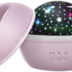 Forgó LED lámpa gyerekeknek - csillagos éjszakai égboltot vagy óceáni állatokat vetítő projektor (WNDR16859) - Image 8