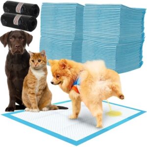 4 rétegű kutyapelenka csomag 2 tekercs kutyapiszok zacskóval – 33 x 45 cm - 100 db (WNDR17213) - Image 1
