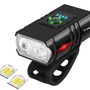 4T6 USB bicikli lámpa + hátsó lámpa (WNDR23677) - Image 2