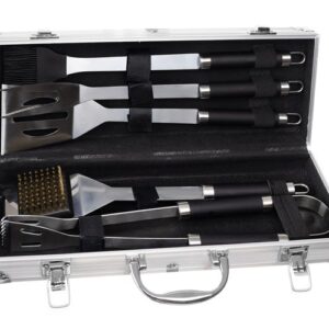 Grill eszköz készlet strapabíró kofferban - 5 db-os (WNDR18307) - Image 3