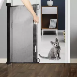 Ruhhy biztonsági kapu háziállatoknak - fekete (WNDR19380) - Image 2